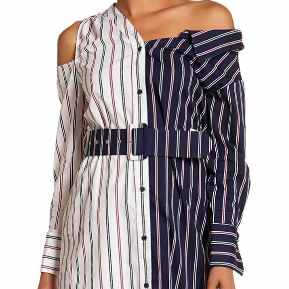 RARE Alpha&Omega Cold shoulder asymmetrical 'Оrigami' dress - Picture 4 of 16